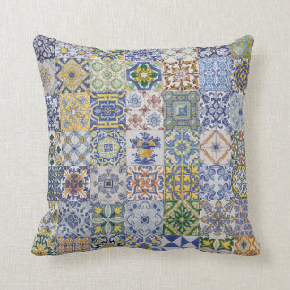 Azulejos Patchwork Cushion