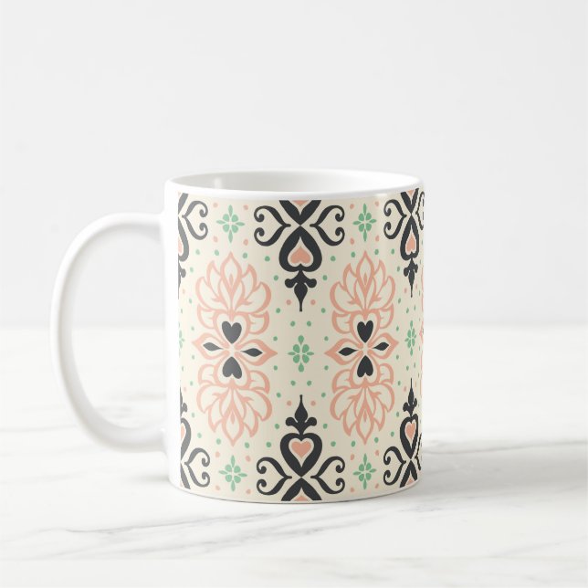 Azulejos portugal seamless pattern coffee mug (Left)
