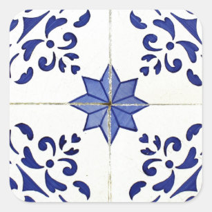 azulejos square sticker