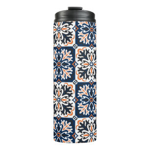 Azulejos Talavera Tile Pattern Thermal Tumbler