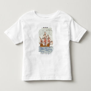 Azulejos tile depicting a ship, from Sagres Toddler T-Shirt