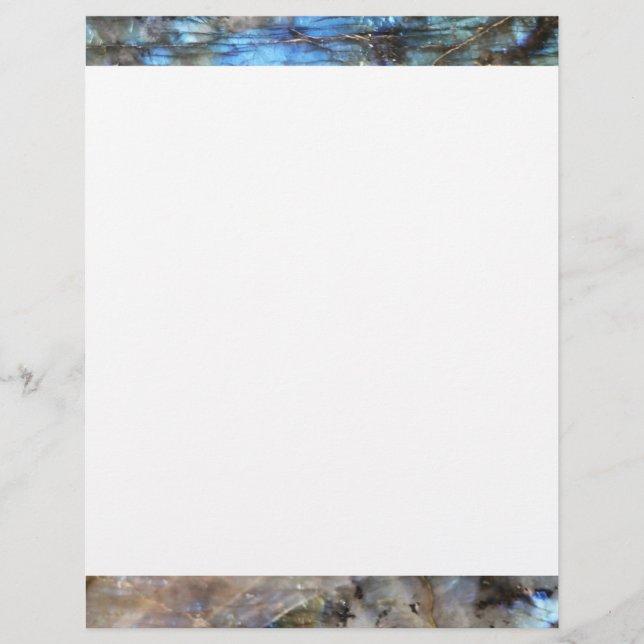 Azure and Iridescence Custom Letterhead (Front)