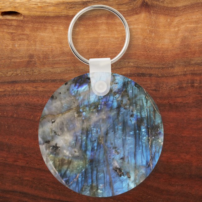 Azure and Iridescence Key Ring (Front)