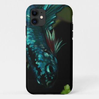 Azure Betta Fish  Case-Mate iPhone Case