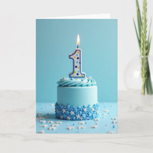 Azure Birthday Treat Card
