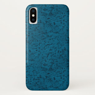 Azure Blue Cork Look Wood Grain Case-Mate iPhone Case