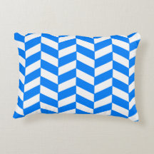 Azure Blue Herringbone