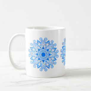Azure Blue Mandala Coffee Mug