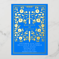 Azure Blue Royal Mediaeval Sword Wedding