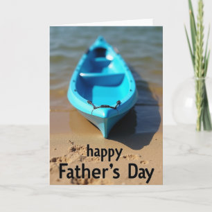 Azure Boat Fathers Day Card