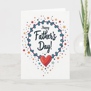 Azure Bubble Fathers Day Card