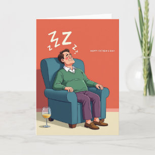 Azure Chair Fathers Day Card