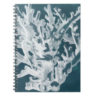 Azure Coral I Spiral Notebook
