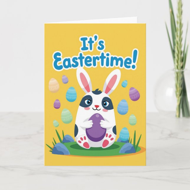 Azure Egg Pattern Season Card (Front)