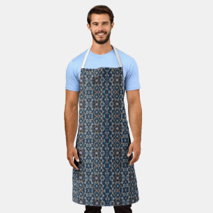 Azure Elegance Apron