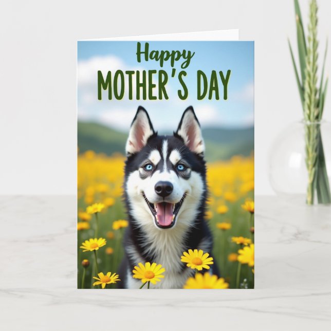 Azure Eyes Mothers Day Card (Front)