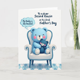 Azure Fathers Day Hugs Card