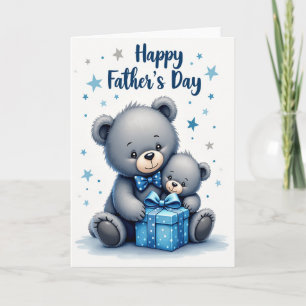 Azure Gift Fathers Day Plush Card