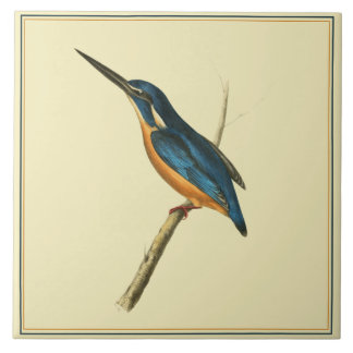 Azure Kingfisher Tile