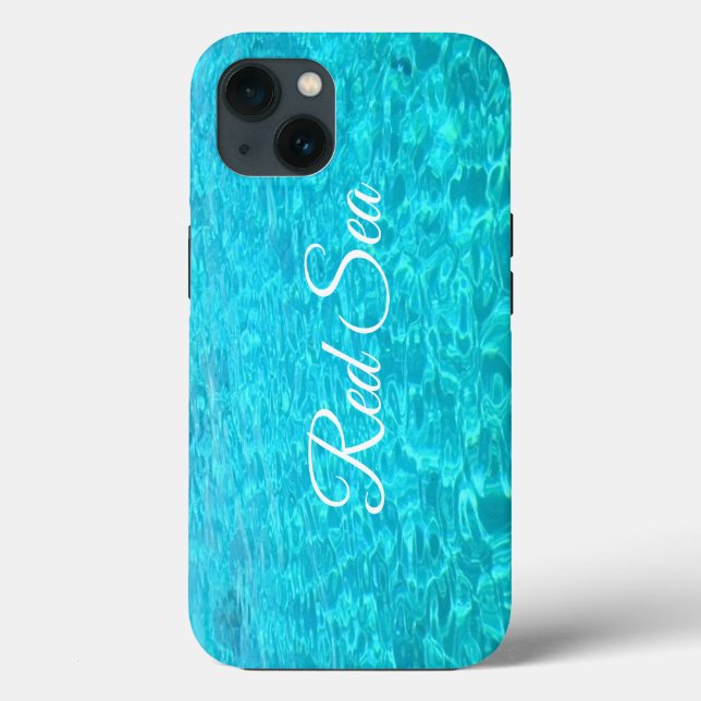 Azure lagoon in Red sea Case-Mate iPhone Case (Back)