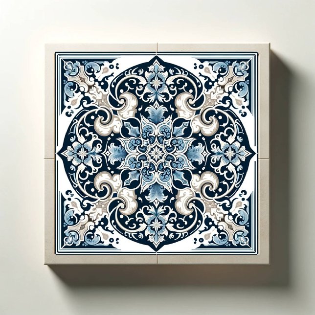 Azure Lotus Majesty Tile (Creator Uploaded)