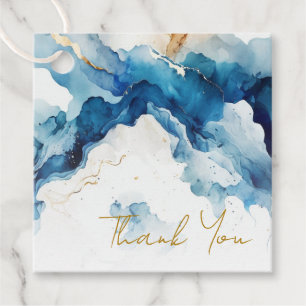 AZURE Marble Dreams Gala Favour Tags
