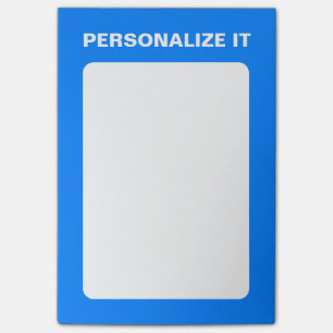 Azure Modern Personalised Versatile Post-it Notes
