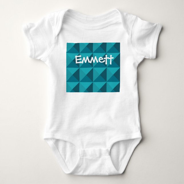 Azure Pyramids  Baby Bodysuit (Front)