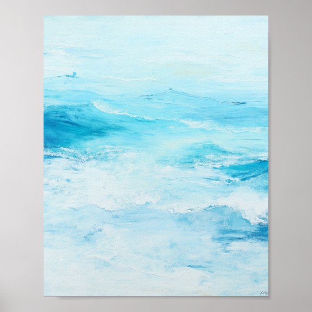 Azure Serenity Poster (Front)