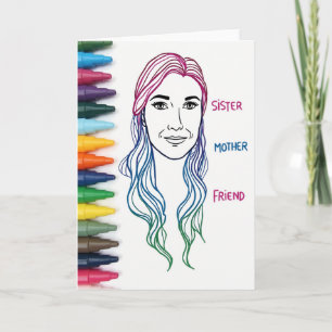 Azure Sisters Day Art Card
