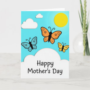 Azure Skies Mothers Day Card