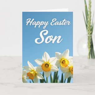 Azure Sky Floral Message Card