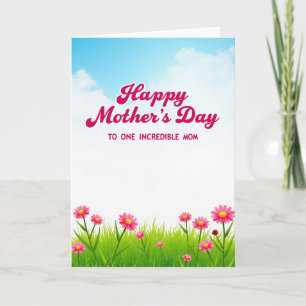 Azure Sky Mothers Day Love Card