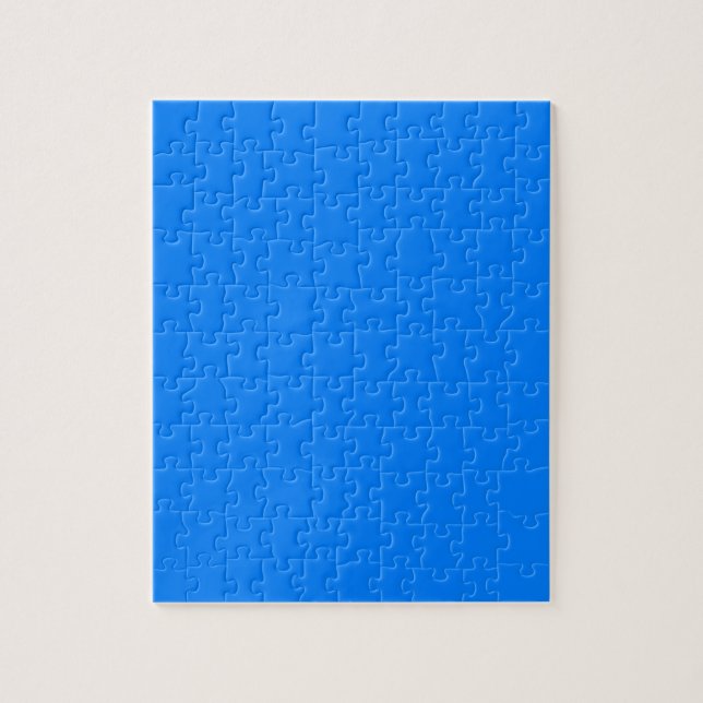 Azure (solid colour)  jigsaw puzzle (Vertical)