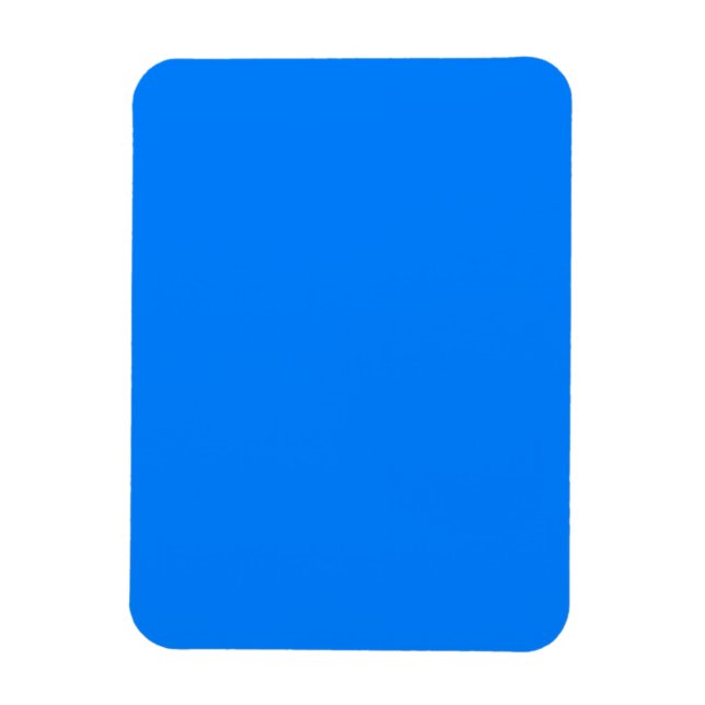 Azure (solid colour)  magnet (Vertical)
