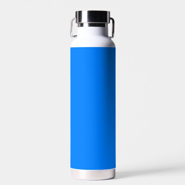 Azure (solid colour) water bottle (Front)