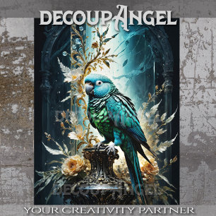 Azure Splendour - Decoupage - Tissue Paper