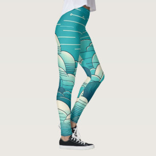 Azure Stratum Leggings