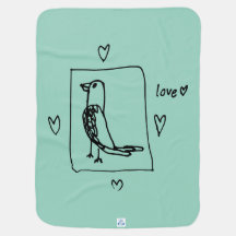 Azure the parakeet blanket