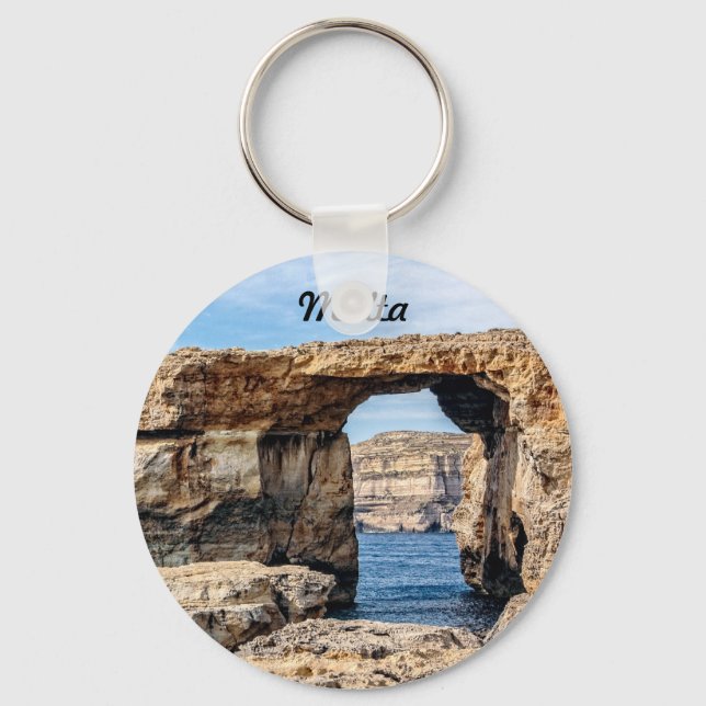 Azure Window in Malta Key Ring (Front)
