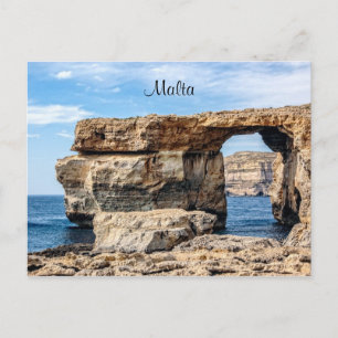 Azure Window in Malta Postcard