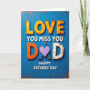 Azure Wood Fathers Day Card