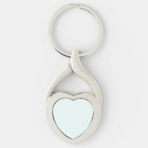 Azure (X11/web colour) (solid colour) Key Ring