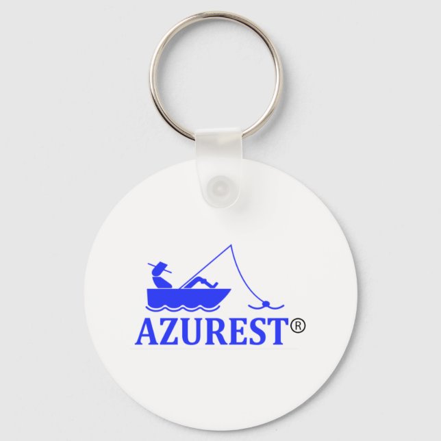 AZUREST Button Keychain (Front)