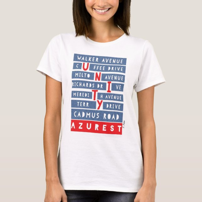 AZUREST UNITY in our CommUNITY Tshirt (Front)