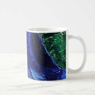 Azurite and Malachite Coffee Mug