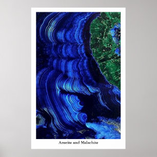 Azurite and Malachite Poster