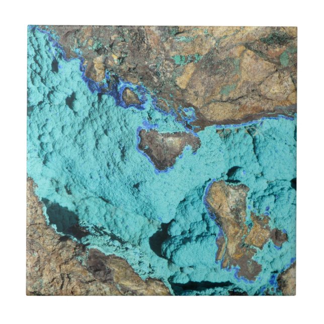 Azurite & Malachite Tile (Front)