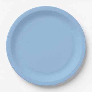 B01 Blue Colour Paper Plate