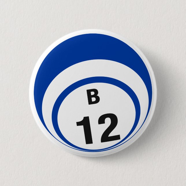 B12 Bingo Ball button (Front)